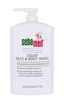 SebaMed Sensitive Skin Face & Body Wash 1000ml Moterims Skysti muilai