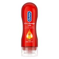  DUREX PLAY MASSAGE 2IN1, intymusis ir masažo gelis su kvapiosiomis kanangomis, 200 ml