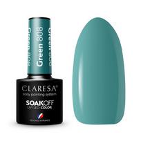 Claresa Soak Off UV/LED Green hibridinis nagų lakas 808 5g