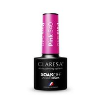 Claresa Soak Off UV/LED Pink hibridinis nagų lakas 540 5g