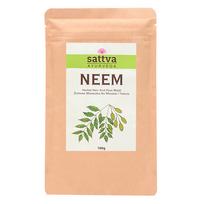 Sattva Ayurveda nimbamedžio milteliai veido ir plaukų kaukėms 100g
