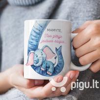 Puodelis "Mamytės glėbyje"