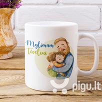 Puodelis "Mylimam tėveliui"