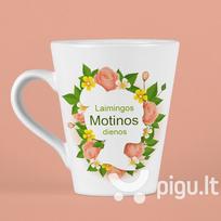 Latte puodelis "Laimingos Motinos dienos"