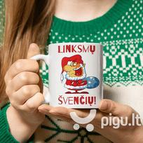 Puodelis "Linksmos šventės"