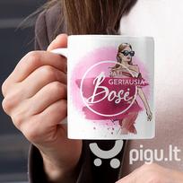 Puodelis "Pati geriausia bosė"
