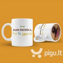 Puodelis "Man patinka, kai tu šypsaisi"