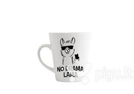 Puodelis „No drama lama“
