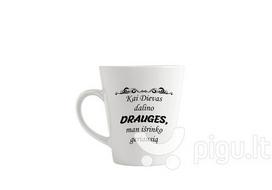 Puodelis „Kai Dievas dalino Drauges“