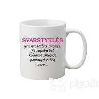 Puodelis „SVARSTYKLĖS“