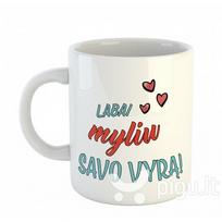 Puodelis "Myliu savo vyrą"