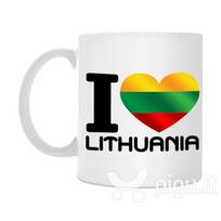 Puodelis "I love Lithuania"