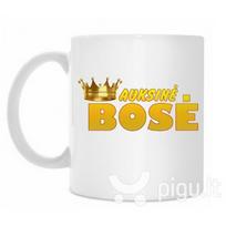bose laikikliai - Puodelis "Auksinė bosė" - 1 nuotrauka