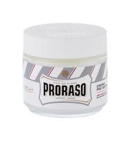 PRORASO White Pre-Shaving Cream 100ml Vyrams Prieš skutimąsi