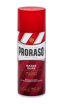 PRORASO Red Shaving Foam 400ml Vyrams Skutimosi putos