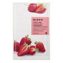 Mizon Joyful Time Essence Mask Strawberry Veido kaukė su braškėmis
