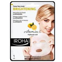 IROHA Brightening Vitamin C & Hyaluronic Acid Šviesinanti veido kaukė su vitaminu C ir hialurono rūgštimi