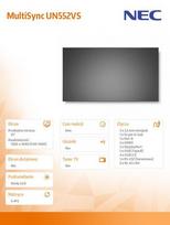 24 inch monitor - NEC MultiSync UN552VS - 6 nuotrauka