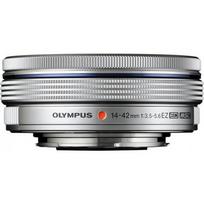 olympus 14 42mm - Objektyvas Olympus M.ZUIKO DIGITAL ED 14-42mm F3.5‑5.6 EZ PANCAKE (Silver) - 3 nuotrauka