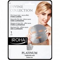 IROHA Divine Collection Foil Tissue Mask Hydra Glowing Odą skaistinanti veido kaukė