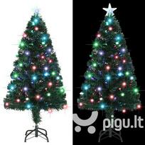 Dirbtinė kalėdinė eglutė su stovu, LED lemputės, 120 cm, 135 šakų