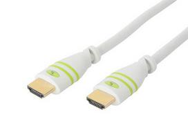 monitoriaus laidas - Techly Monitor Cable HDMI to HDMI White 2m - 1 nuotrauka