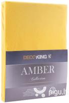DecoKing jersey Amber paklodė su guma čiužiniui, 90x200 cm