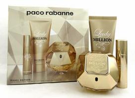 Paco Rabanne Lady Million, 80ml (EDP) + 10ml EDP + 100ml Body Lotion