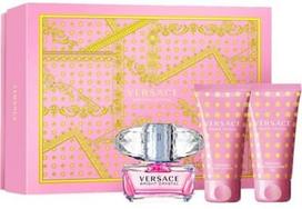 VERSACE Bright Crystal, 50ml (EDT) + 50ml dušo želė + 50ml kūno losjonas