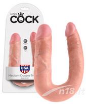 Dvigubas dildo "King Cock Double Trouble"