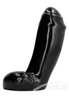 Falo imitatorius All Black 18 cm