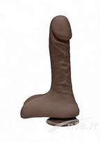 Falo imitatorius Doc Johnson The Super D 22,8 cm, Chocolate