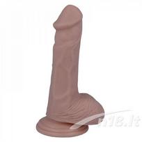 Dildo su prisisiurbiančiu puodeliu „Mr. Intense 5“, 16,5 × 3,5 cm