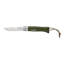 opinel peilis - Peilis Opinel Colorama 08 Inox Grab Khaki, su dirželiu - 1 nuotrauka