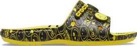 Crocs™ Classic Smiley Slide Lemon/Black 39,5