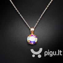 Kaklo papuošalas moterims DiamondSky Juno (Aurore Boreale) su Swarovski kristalais DS01K163