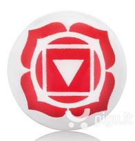Kaklo papuošalas moterims Engelsrufer ERS-CHAKRA-07, baltas