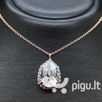 Kaklo papuošalas moterims DiamondSky Celestial Drop III su Swarovski kristalais