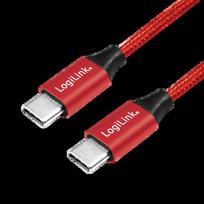 usb type c 3m - Logilink USB Type-C Cable Red 0.3m - 3 nuotrauka