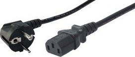Kabelis Logilink Power cable, juoda, 3 m