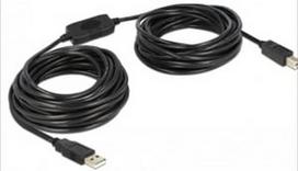 Jungtis Delock 82915, juoda, 11 m