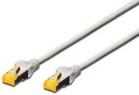 digitus cat 6a - Laidas Digitus CAT 6a S/FTP Patch Cable Grey 3m - 1 nuotrauka