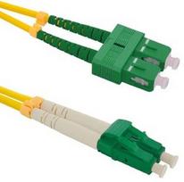 Laidas Qoltec LC-SC Optic Patch Cable Yellow 1m