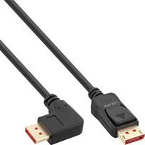displayport 2.1 kabelis - Kabelis InLine, juoda - 1 nuotrauka