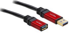 Laidas Delock Cable USB to USB 1m Black