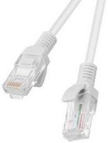 kabelis utp cat6e - Laidas Lanberg PCU6-20CC Cat.6 Patchcord 10-Pack 25cm Gray - 1 nuotrauka