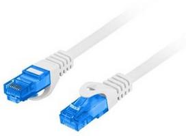 cat6 20m - Laidas Lanberg S/FTP CAT.6A Patchcord 20m Grey - 1 nuotrauka