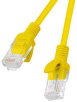 cat 5e senukai - Laidas Lanberg, geltona, 0.5 m - 1 nuotrauka