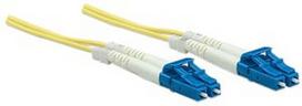 Intellinet LC-LC Fiber Optic Patch Cable OM-2 Yellow 2m