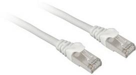 cat7 laidas - Sharkoon SFTP Cat.7a Patch Network Cable 2m White - 1 nuotrauka